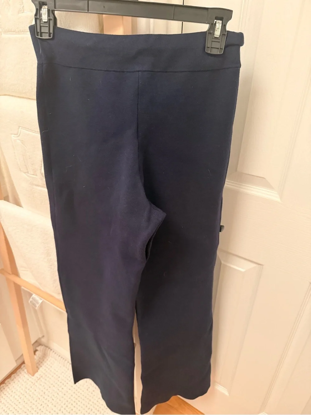 J. Crew Navy Sailor Wide-Leg Pants with Gold Buttons